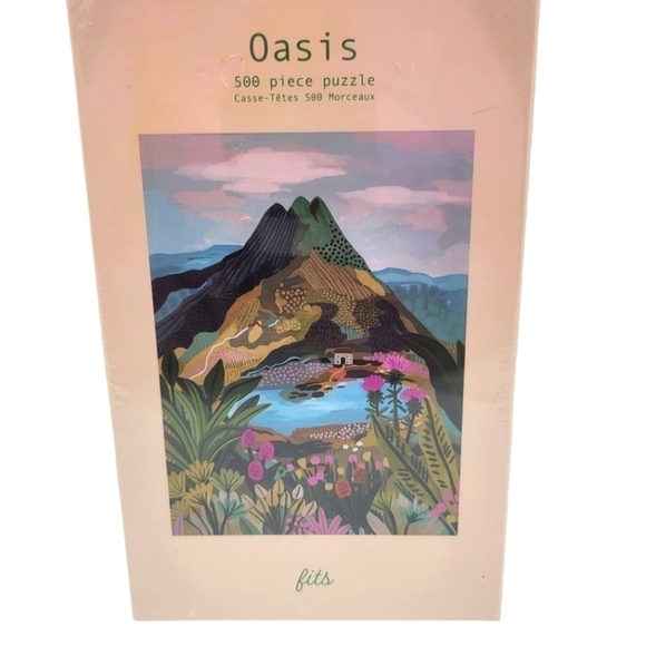 OASIS Landscape 500 piece jigsaw puzzle England UK Import New Sealed - Picture 1 of 4